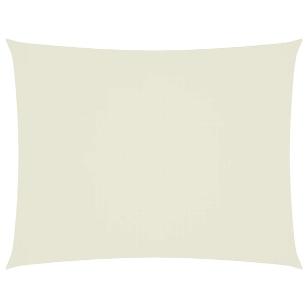 Sonnensegel Oxford-Gewebe Rechteckig 5x6 m Creme