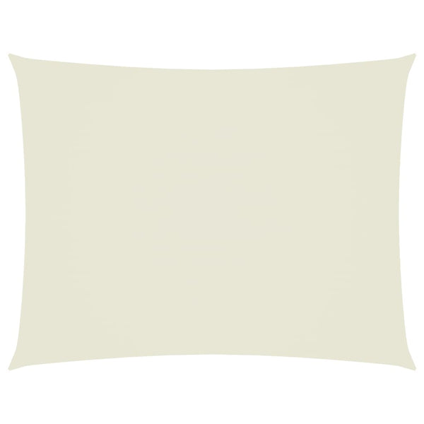 Sonnensegel Oxford-Gewebe Rechteckig 5x7 m Creme