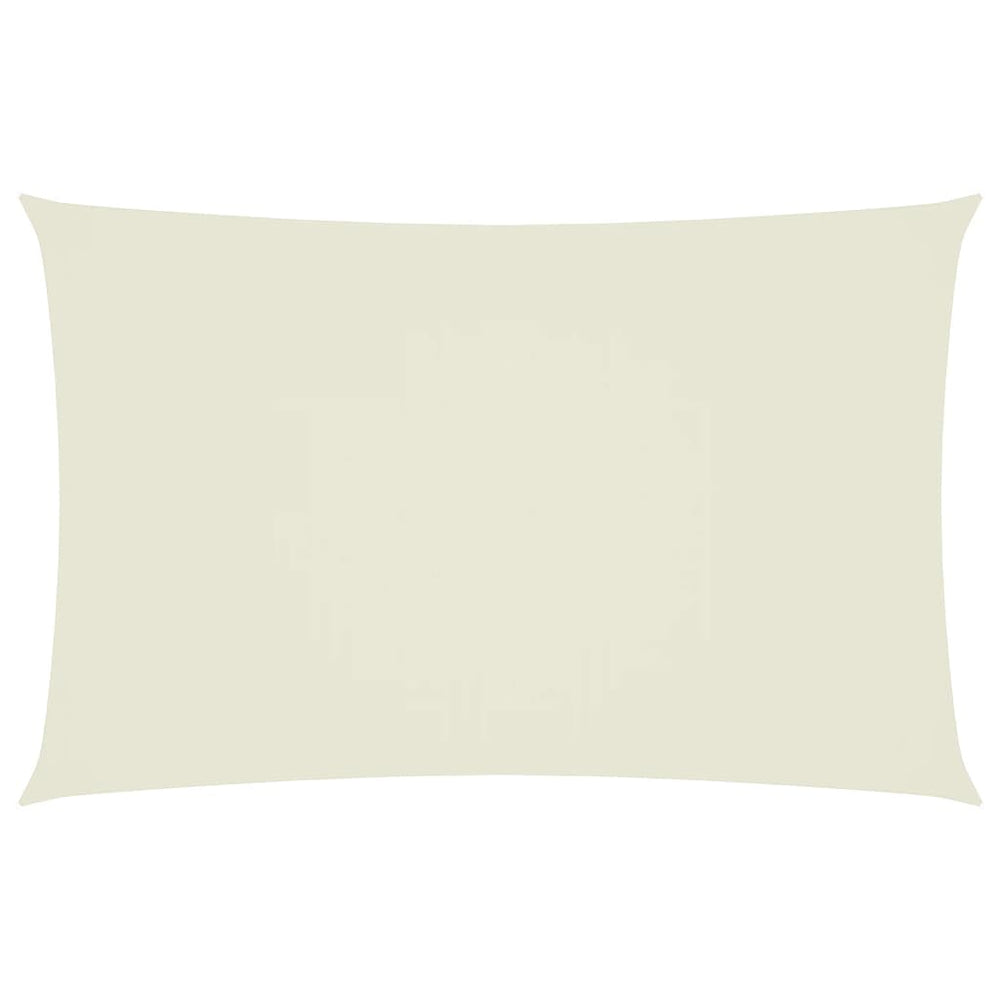 vidaXL Sun Shade Sail Oxford Fabric Rectangular 5x8 m Cream