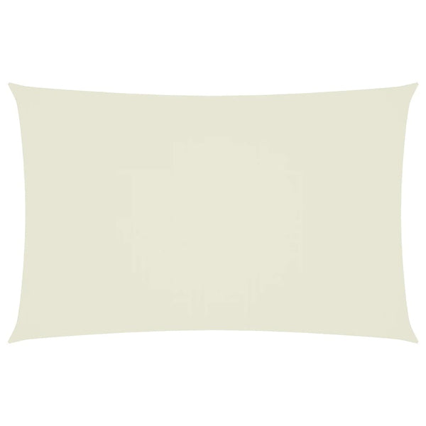 Sonnensegel Oxford-Gewebe Rechteckig 5x8 m Creme