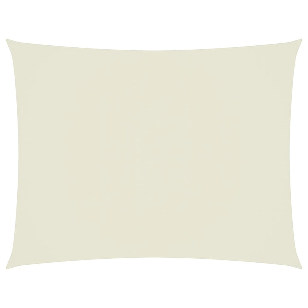 vidaXL Sun Shade Sail Oxford Fabric Rectangular 6x7 m Cream