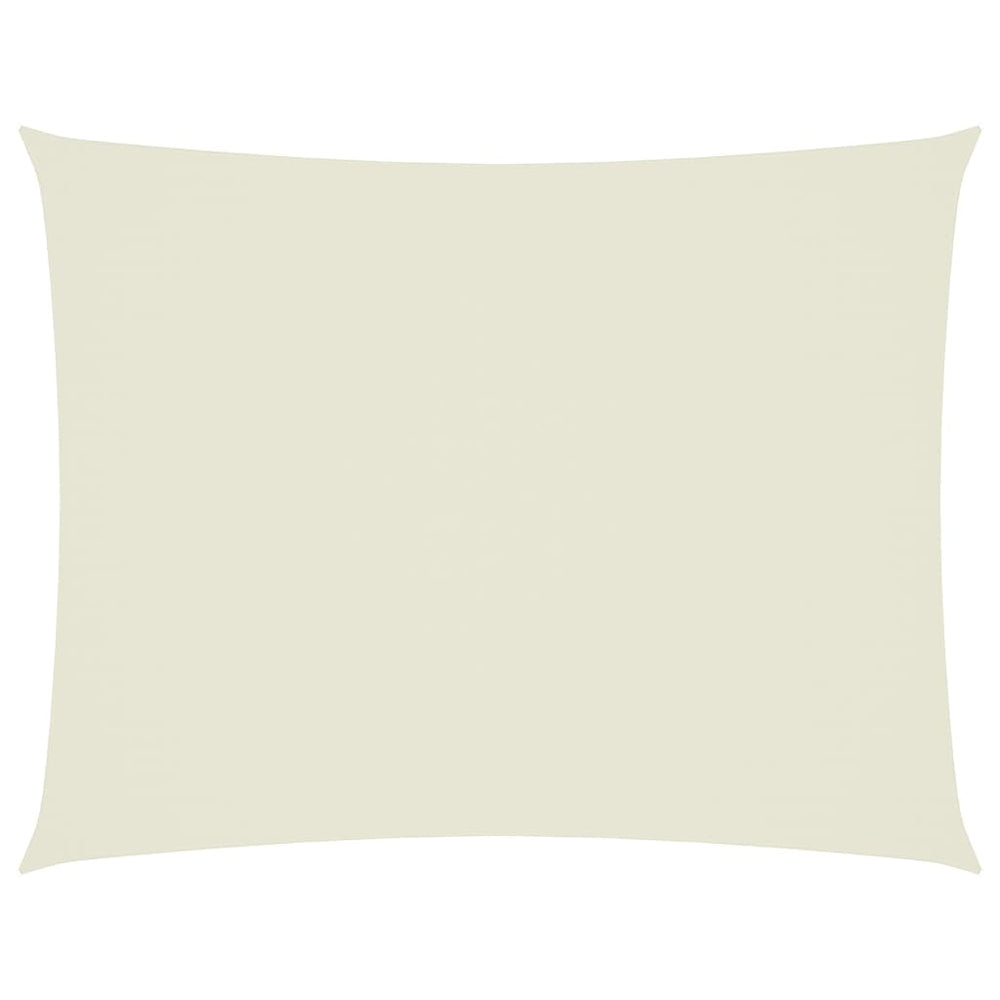 vidaXL Sun Shade Sail Oxford Fabric Rectangular 6x8 m Cream