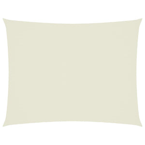 Sonnensegel Oxford-Gewebe Rechteckig 6x8 m Creme