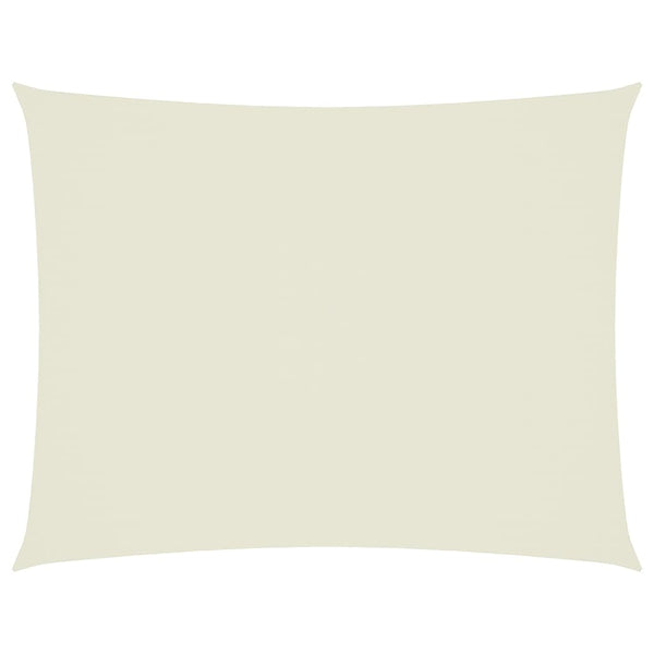Sonnensegel Oxford-Gewebe Rechteckig 6x8 m Creme