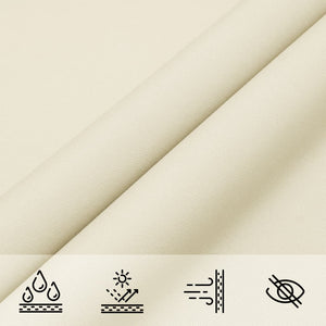Sonnensegel Oxford-Gewebe Dreieckig 4x4x5,8 m Creme