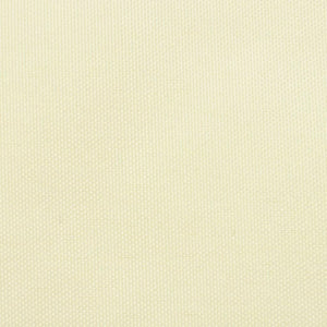 Sonnensegel Oxford-Gewebe Trapezförmig 2/4x3 m Cremeweiß