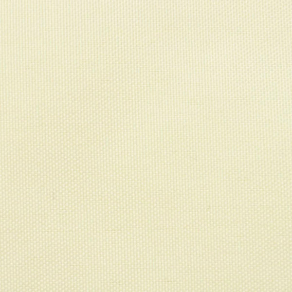 Sonnensegel Oxford-Gewebe Trapezförmig 2/4x3 m Cremeweiß