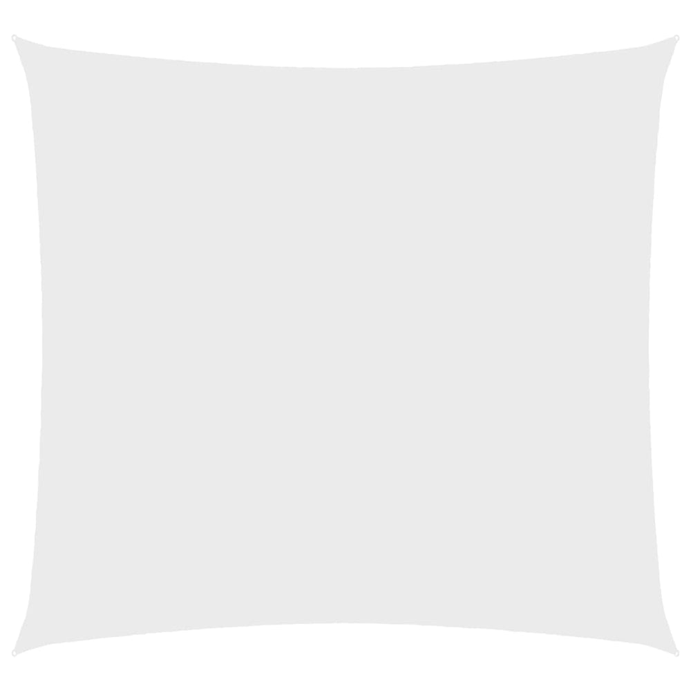 Sonnensegel Oxford-Gewebe Quadratisch 5x5 m Weiß