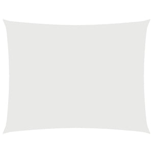 vidaXL Voile d'ombrage Tissu Oxford Rectangulaire 2x3 m Blanc