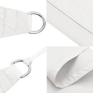 Sonnensegel Oxford-Gewebe Rechteckig 2x3,5 m Weiß