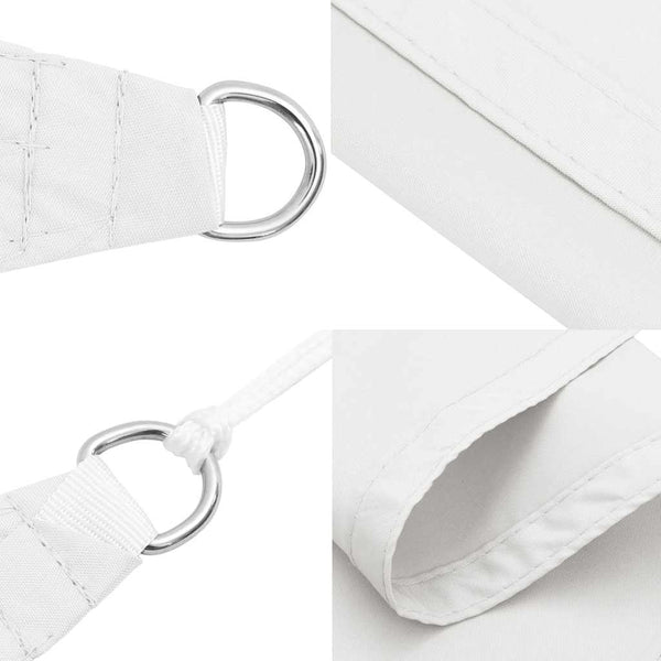 Sonnensegel Oxford-Gewebe Rechteckig 3x4,5 m Weiß