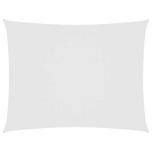 Sonnensegel Oxford-Gewebe Rechteckig 5x6 m Weiß