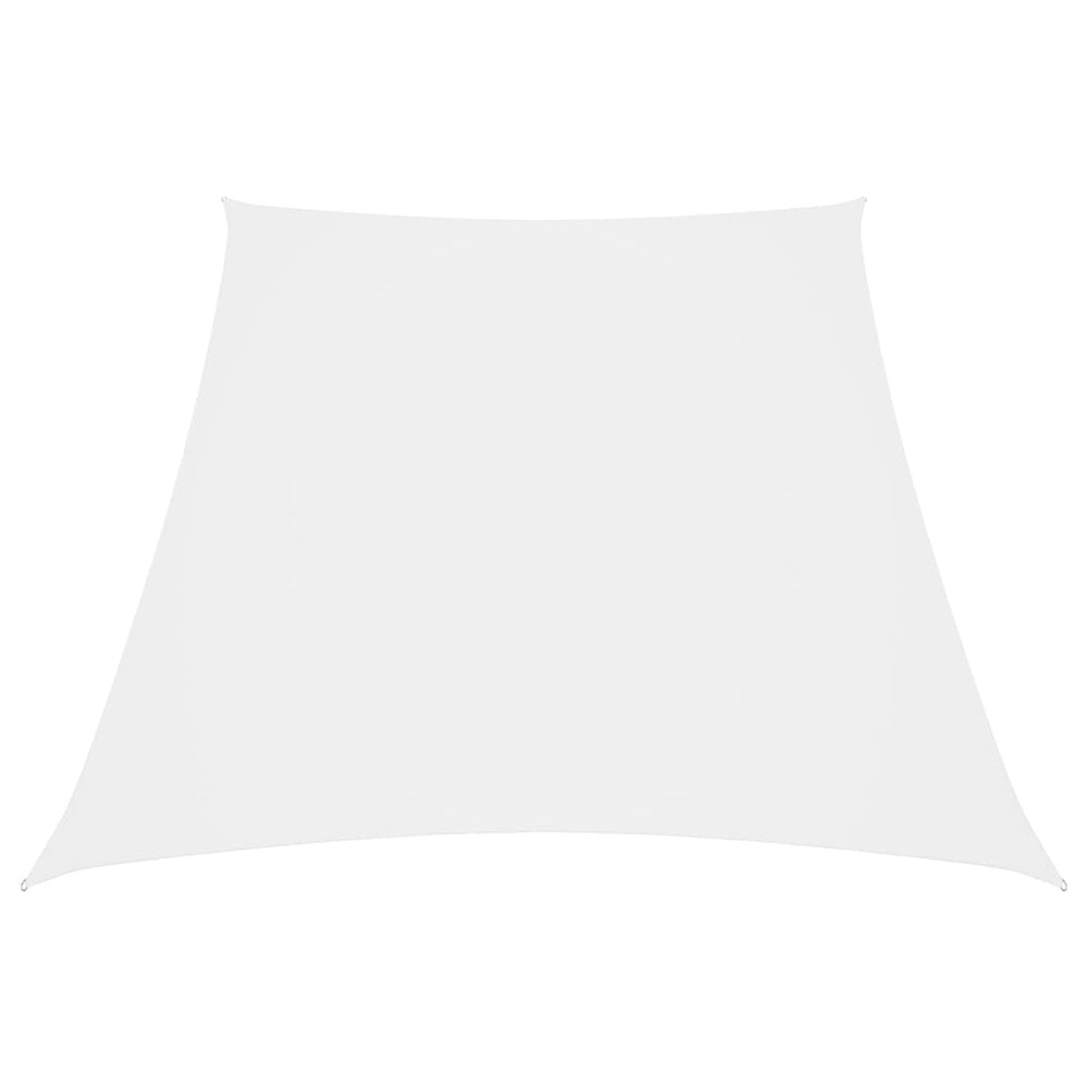 Sonnensegel Oxford-Gewebe Trapezförmig 2/4x3 m Weiß