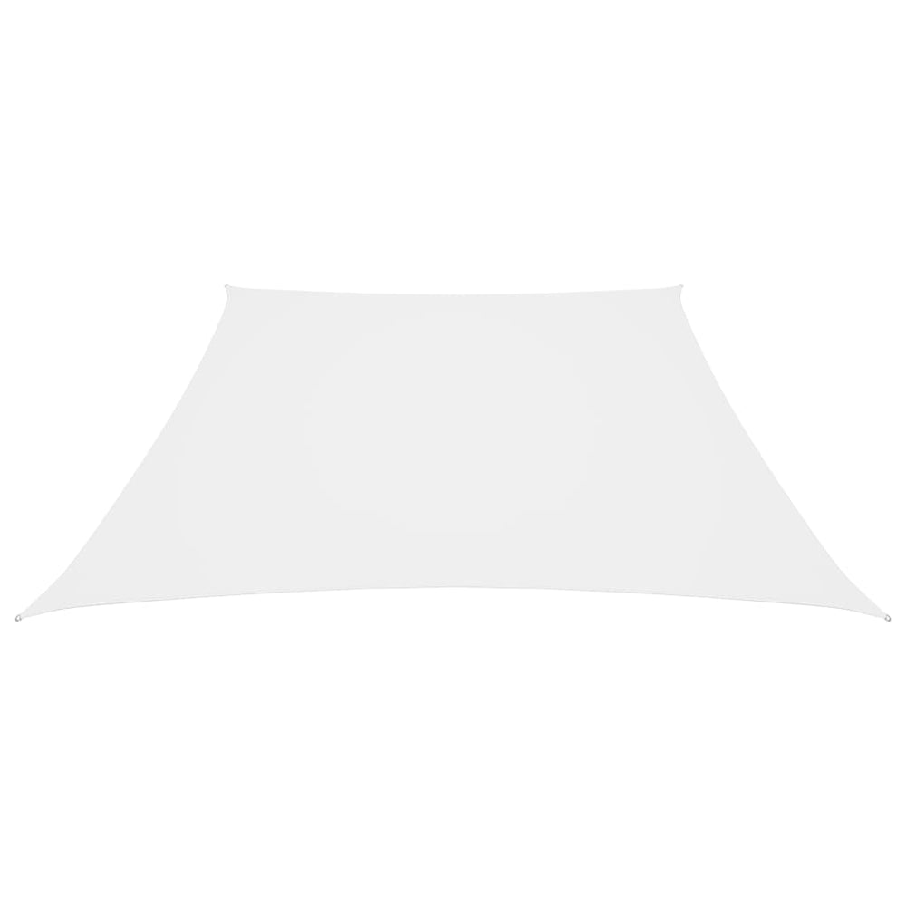 Sonnensegel Oxford-Gewebe Trapezförmig 2/4x3 m Weiß