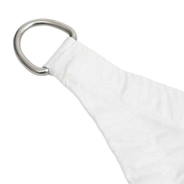 vidaXL Voile d'ombrage en tissu Oxford trapézoïdal 2/4x3 m Blanc
