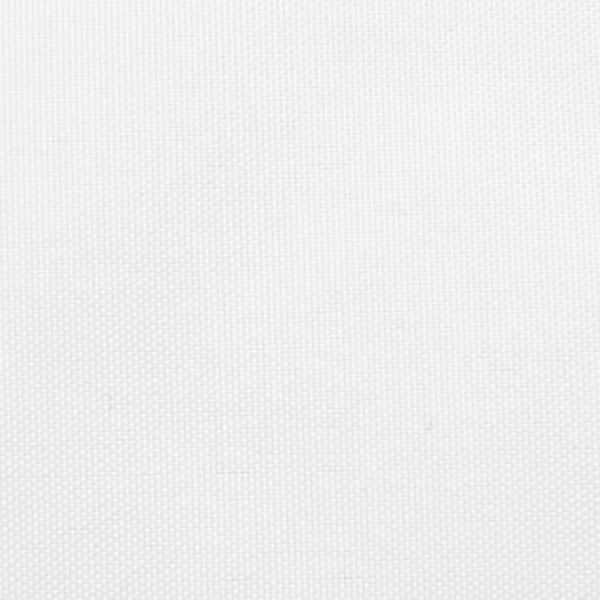 vidaXL Voile d'ombrage en tissu Oxford Forme trapézoïdale 3/4x3 m Blanc