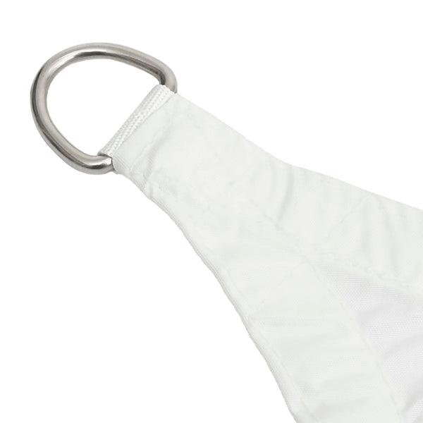 vidaXL Voile d'ombrage en tissu Oxford Forme trapézoïdale 3/4x3 m Blanc