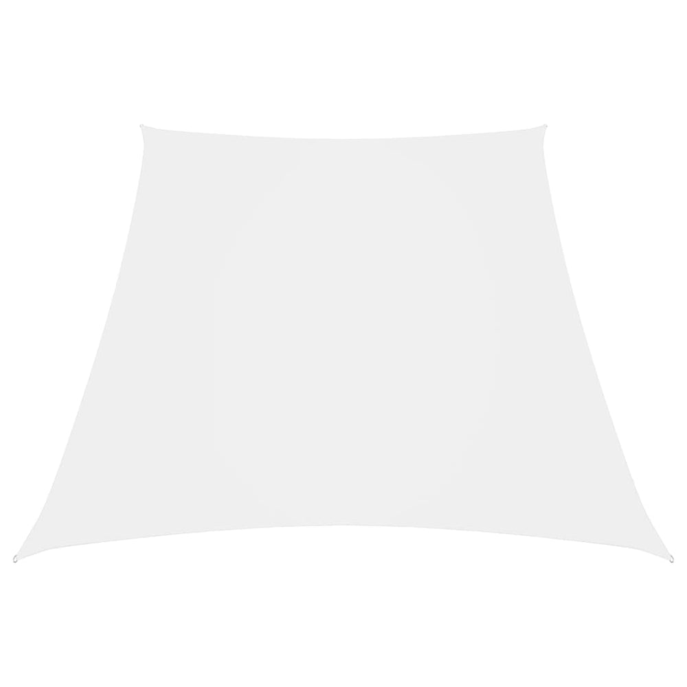 Sonnensegel Oxford-Gewebe Trapezförmig 3/5x4 m Weiß
