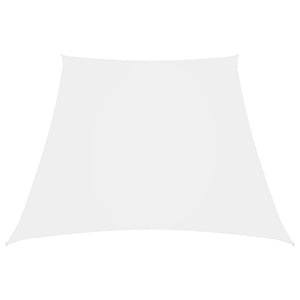 Sonnensegel Oxford-Gewebe Trapezförmig 3/5x4 m Weiß