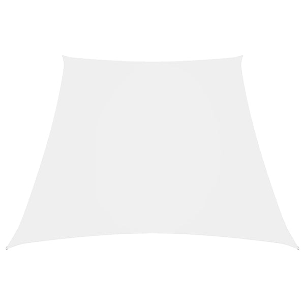 Sonnensegel Oxford-Gewebe Trapezförmig 3/5x4 m Weiß
