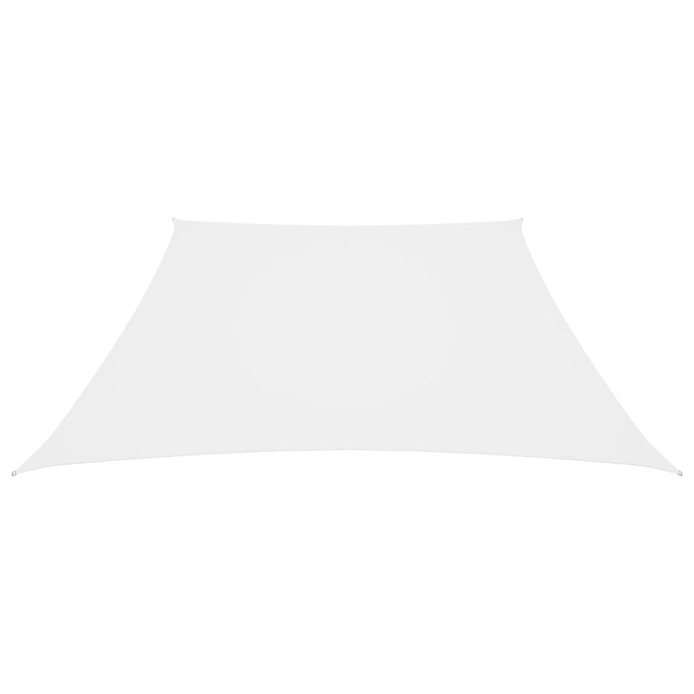 Sonnensegel Oxford-Gewebe Trapezförmig 3/5x4 m Weiß