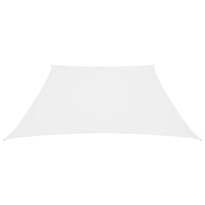 Sonnensegel Oxford-Gewebe Trapezförmig 3/5x4 m Weiß