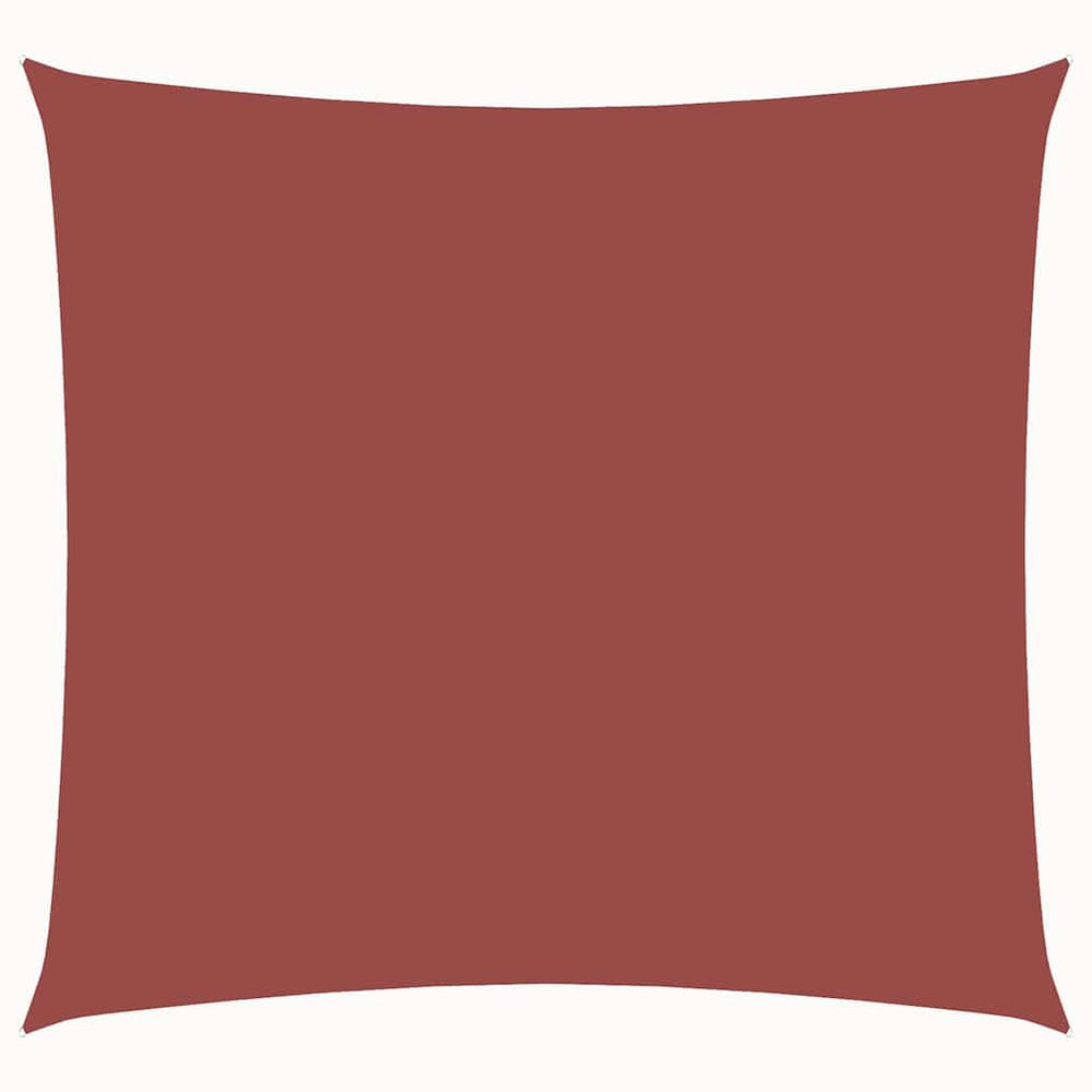 Sonnensegel Oxford-Gewebe Quadratisch 3x3 m Terrakotta-Rot