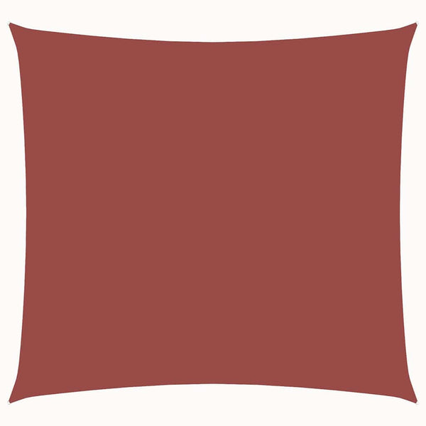 Sonnensegel Oxford-Gewebe Quadratisch 3x3 m Terrakotta-Rot