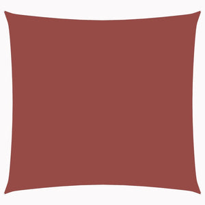 Sonnensegel Oxford-Gewebe Quadratisch 4x4 m Terrakotta-Rot