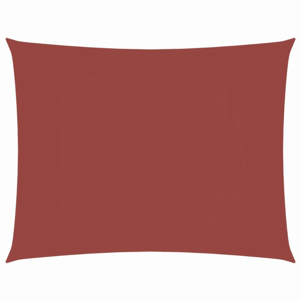 Sonnensegel Oxford-Gewebe Rechteckig 2x3,5 m Terrakotta-Rot