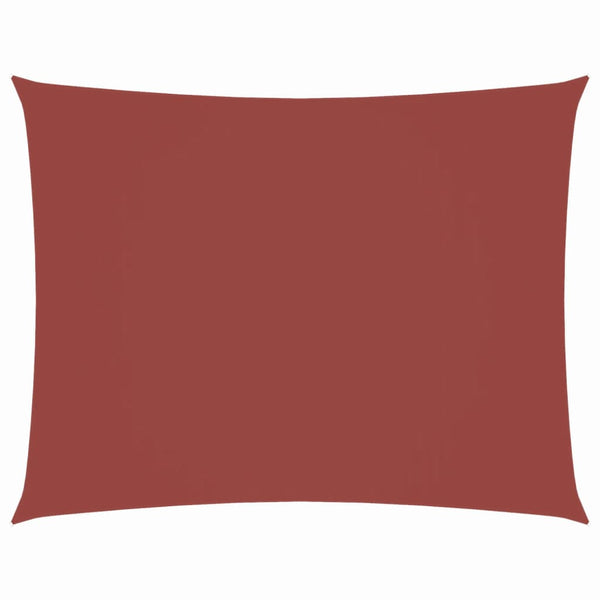 Sonnensegel Oxford-Gewebe Rechteckig 2x3,5 m Terrakotta-Rot