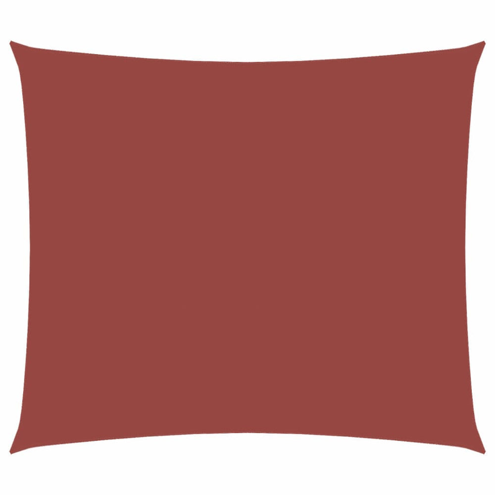 Sonnensegel Oxford-Gewebe Rechteckig 2,5x3 m Terrakotta-Rot