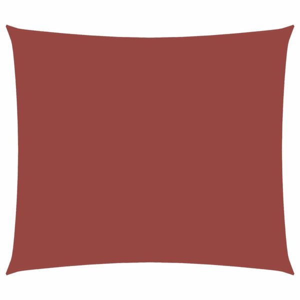 Sonnensegel Oxford-Gewebe Rechteckig 2,5x3 m Terrakotta-Rot