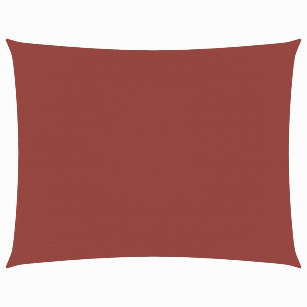 Sonnensegel Oxford-Gewebe Rechteckig 2,5x4 m Terrakotta-Rot