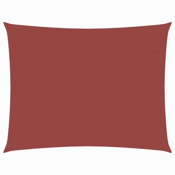 Sonnensegel Oxford-Gewebe Rechteckig 2,5x4 m Terrakotta-Rot