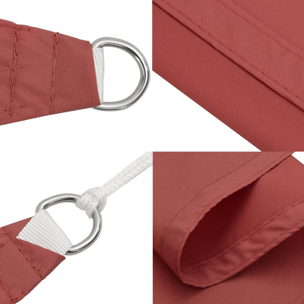 Sonnensegel Oxford-Gewebe Rechteckig 2,5x4 m Terrakotta-Rot