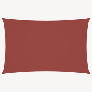 Sonnensegel Oxford-Gewebe Rechteckig 2,5x5 m Terrakotta-Rot