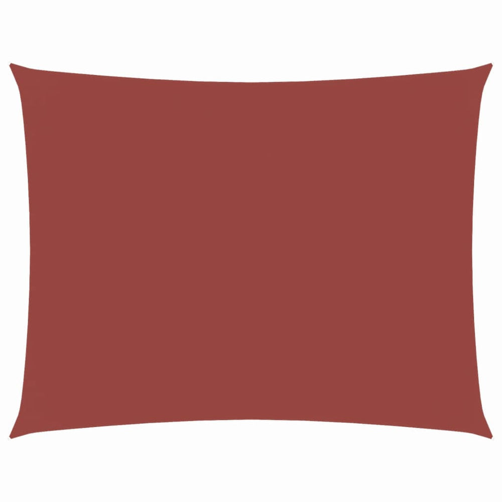 Sonnensegel Oxford-Gewebe Rechteckig 3x4 m Terrakotta-Rot
