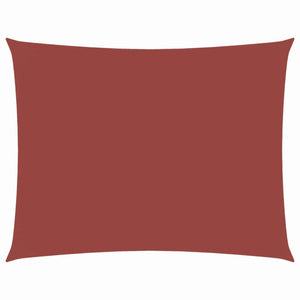 Sonnensegel Oxford-Gewebe Rechteckig 3x4 m Terrakotta-Rot