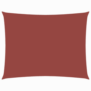 Sonnensegel Oxford-Gewebe Rechteckig 3,5x4,5 m Terrakotta-Rot