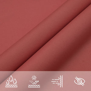 Sonnensegel Oxford-Gewebe Rechteckig 3,5x5 m Terrakotta-Rot