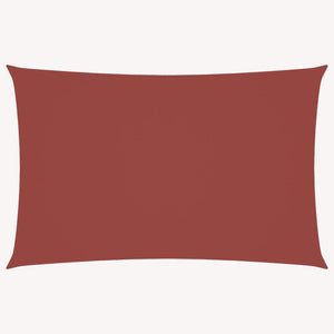 Sonnensegel Oxford-Gewebe Rechteckig 4x7 m Terrakotta-Rot