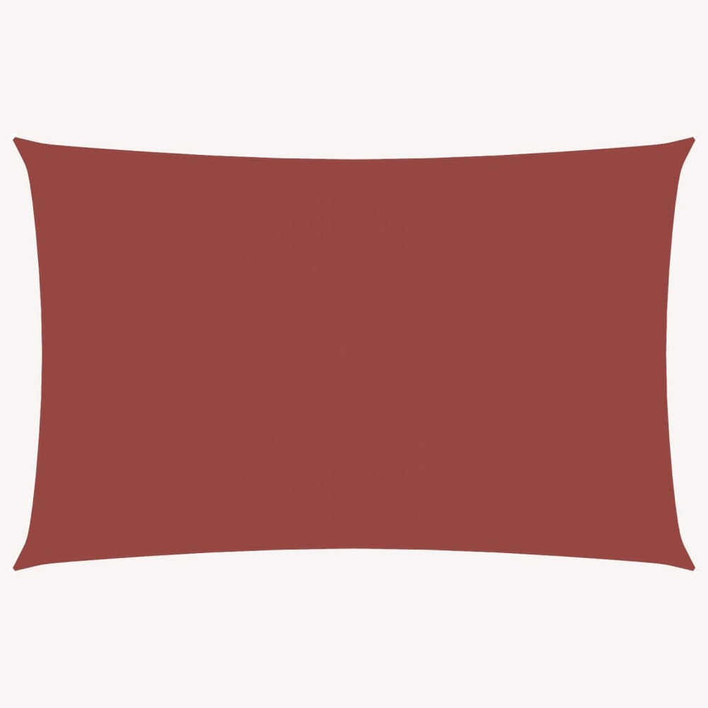Sonnensegel Oxford-Gewebe Rechteckig 5x7 m Terrakotta-Rot