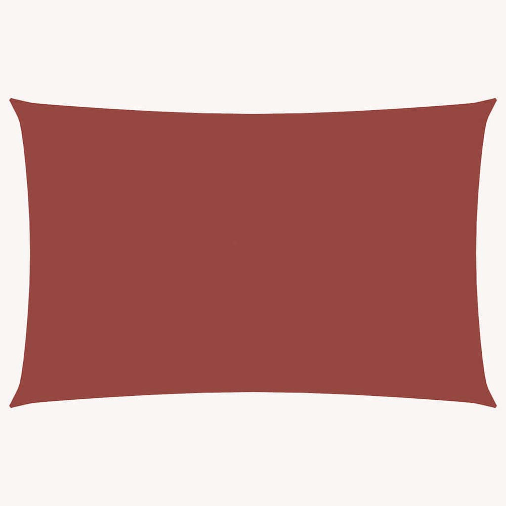 Sonnensegel Oxford-Gewebe Rechteckig 5x8 m Terrakotta-Rot