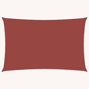 Sonnensegel Oxford-Gewebe Rechteckig 5x8 m Terrakotta-Rot
