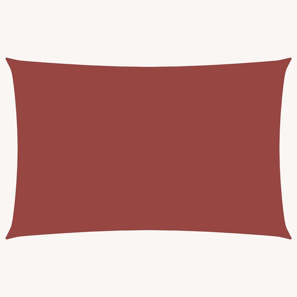 Sonnensegel Oxford-Gewebe Rechteckig 5x8 m Terrakotta-Rot