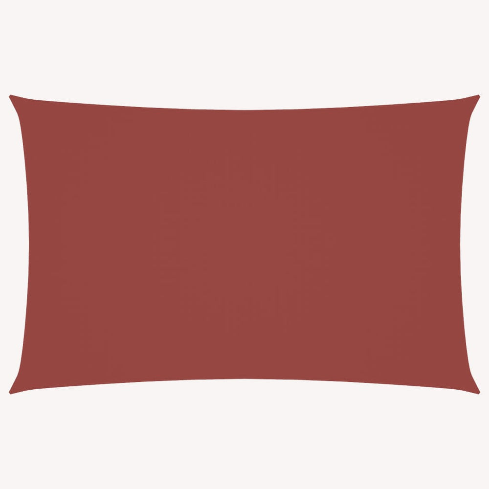 Sonnensegel Oxford-Gewebe Rechteckig 6x8 m Terrakotta-Rot