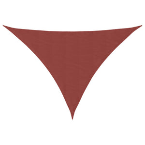 Sonnensegel Oxford-Gewebe Dreieckig 3x4x5 m Terracotta-Rot