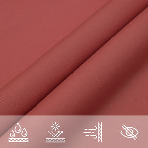 Sonnensegel Oxford-Gewebe Dreieckig 6x6x6 m Terrakotta-Rot