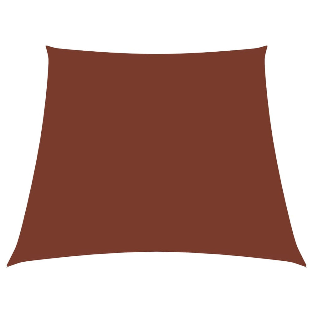 Sonnensegel Oxford-Gewebe Trapezförmig 2/4x3 m Terracotta
